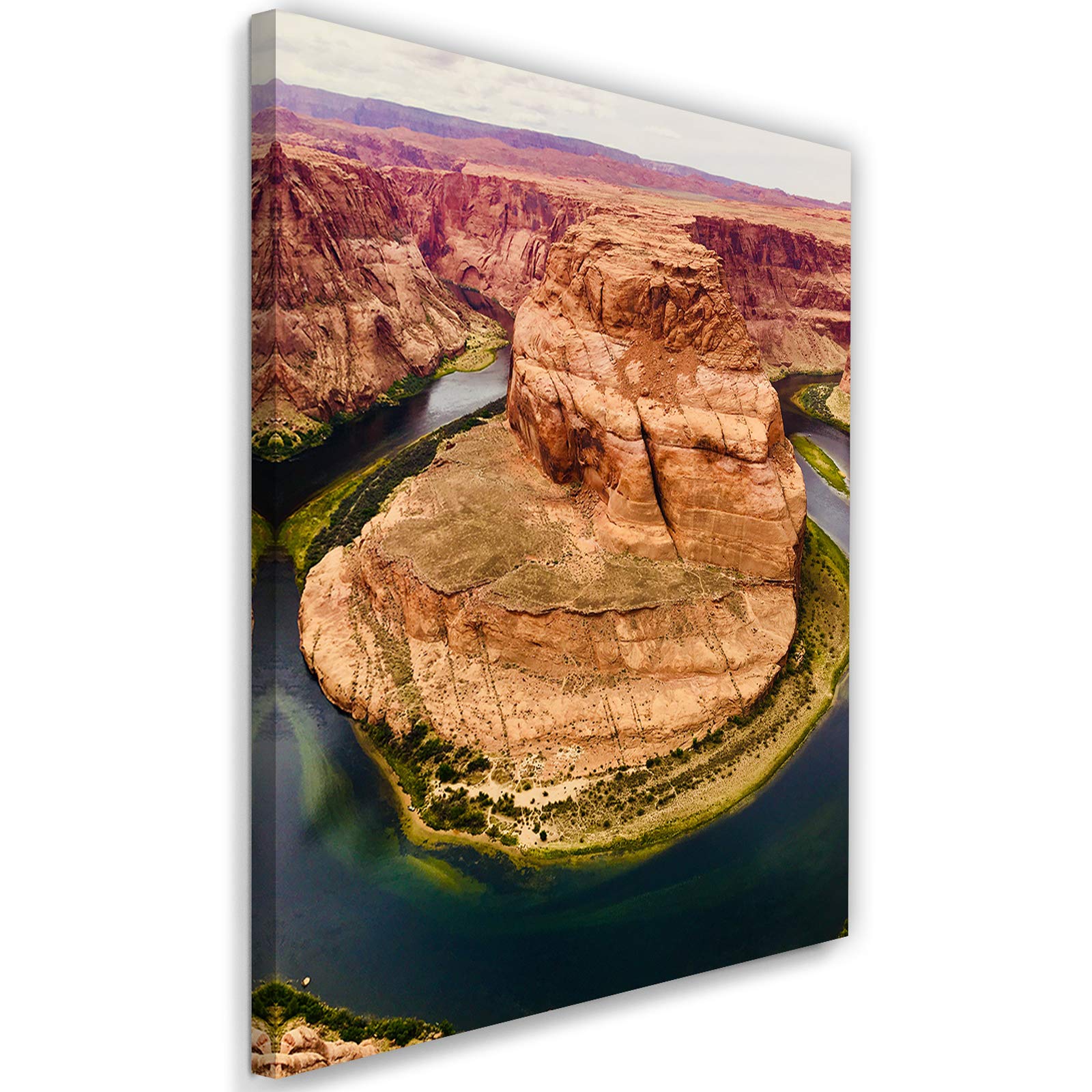 Leinwandbild XXL Grand Canyon Wandbild Kunst Fluss Natur mehrfarbig 70x100 cm