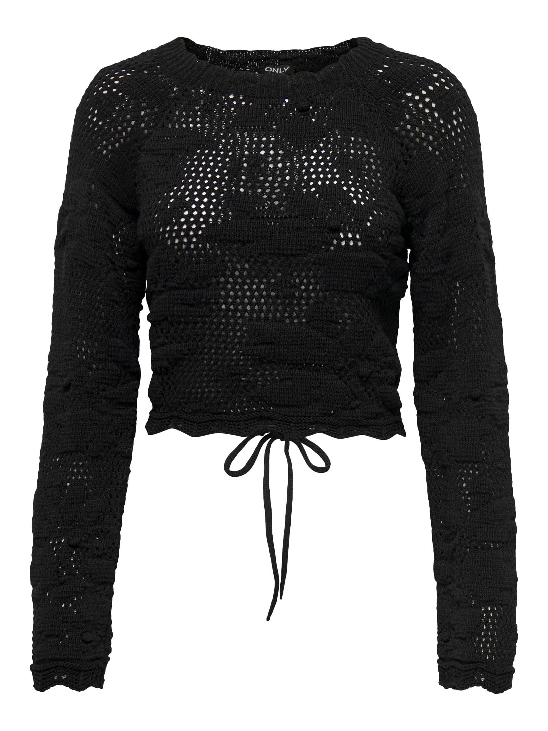 ONLCILLE LIFE LS BACK DTL ONECK CC KNT Kazak Kadın