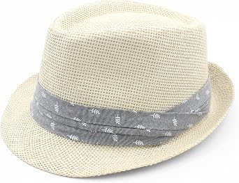 Short Brim Fedora Straw Hats Panama Hat for Men Women Sun Hats Beach Trilby Travel