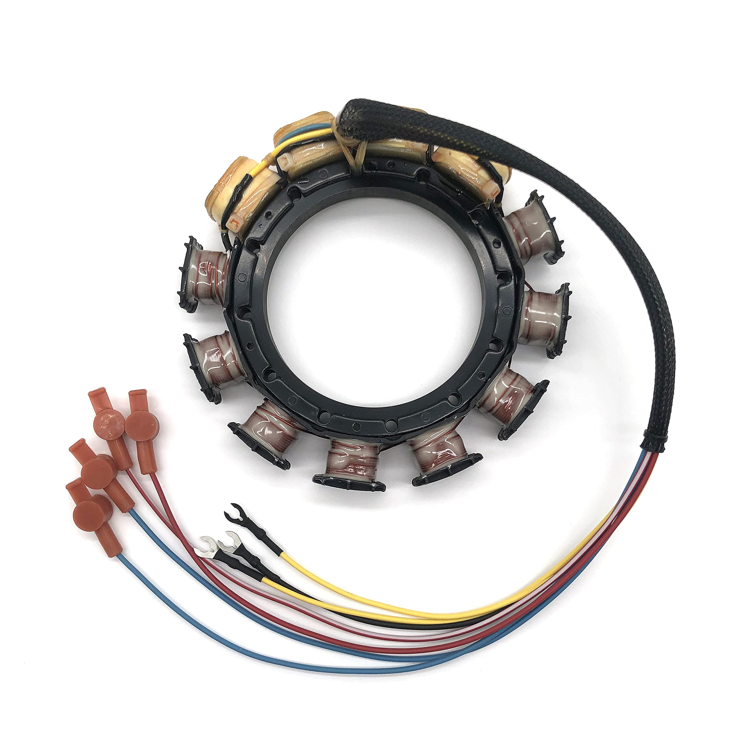 Photo 1 of JETUNIT Stator For Mercury 174-5456 Outboard 150 Black Max XR2,90,115,175,200 HP 398-5454A2 5454A6 9-Amp 6 Cylinder 2 Stroke 1976-1989