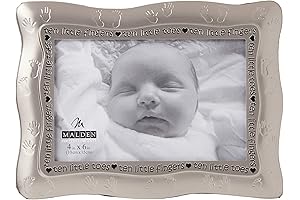 Malden International Designs Ten Little Fingers, Ten Little Toes Pewter Picture Frame