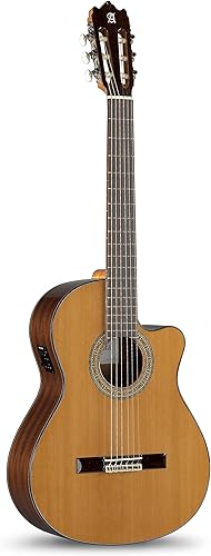 Guitarra acústica-eléctrica de 6 cuerdas, derecha, cedro rojo sólido, corte (3C-CW-US)