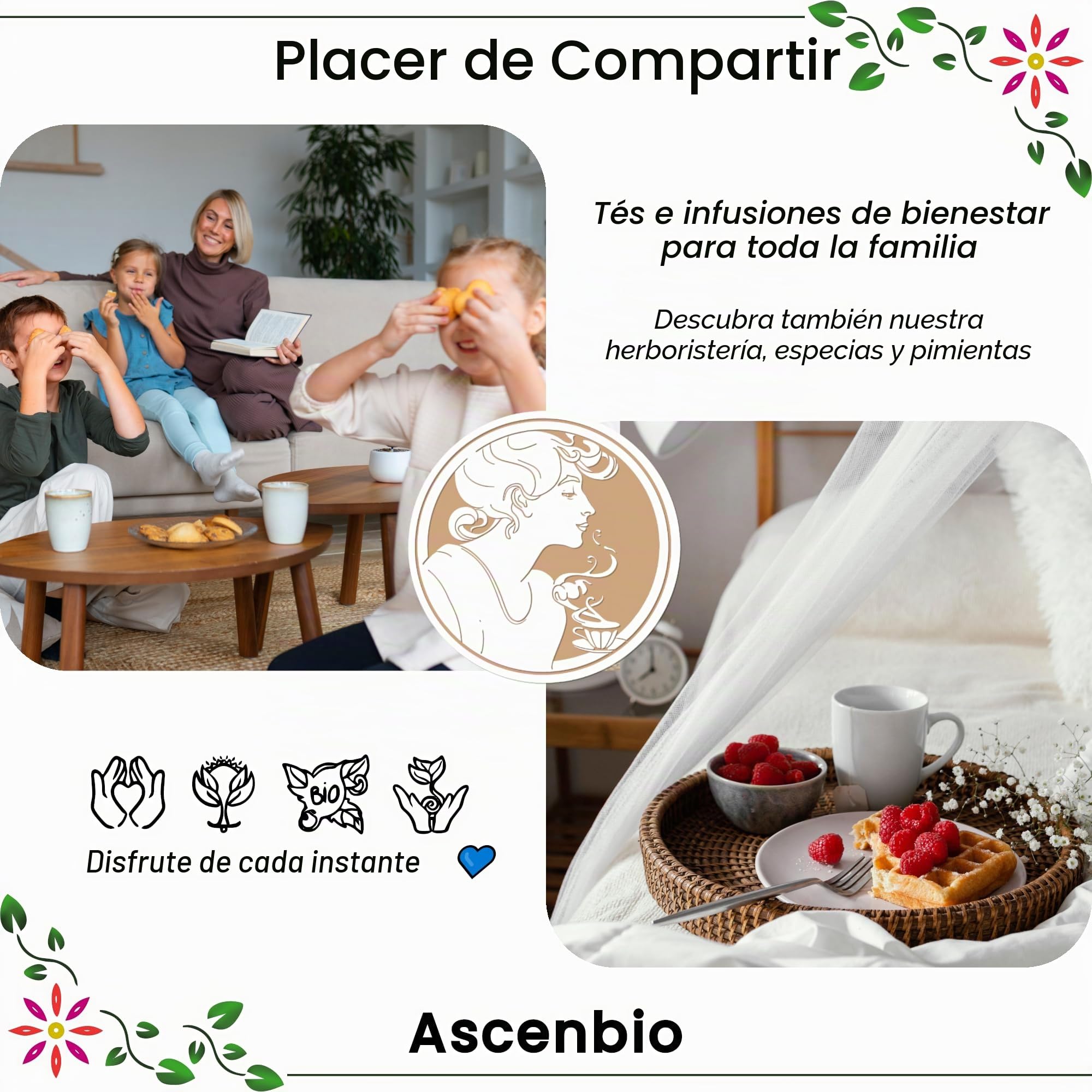 Ascenbio - Especia - Bastones de regaliz orgánico - 100 g - preparado y envasado en Francia - embalaje biodegradable