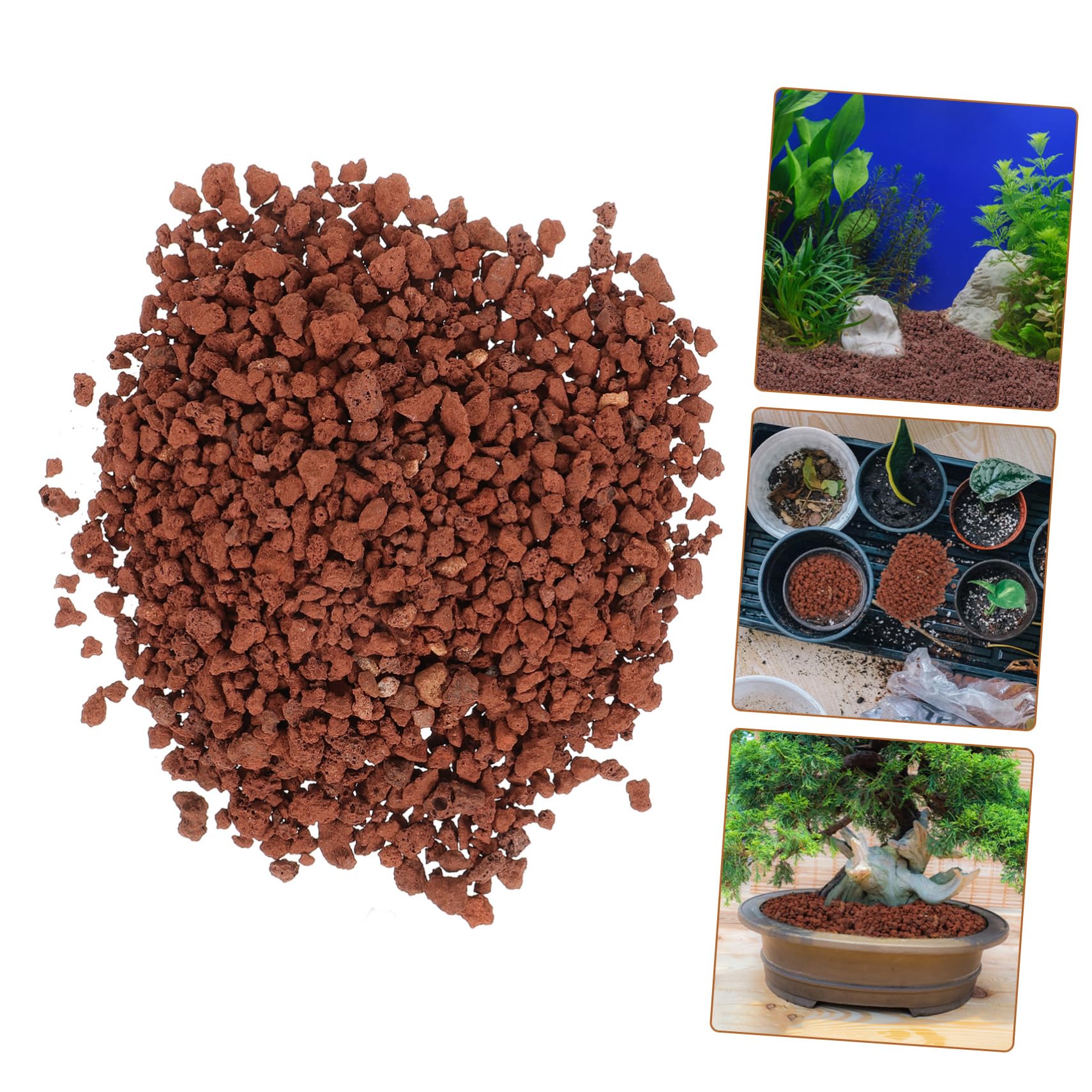 5taschen Beutel Vulkansteine Für Aquarien Und Pflanzen Dekorative Steine Für Fischbecken Blumentöpfe Und Bonsai Naturstein Deko Für Innenräume Und Terrarien