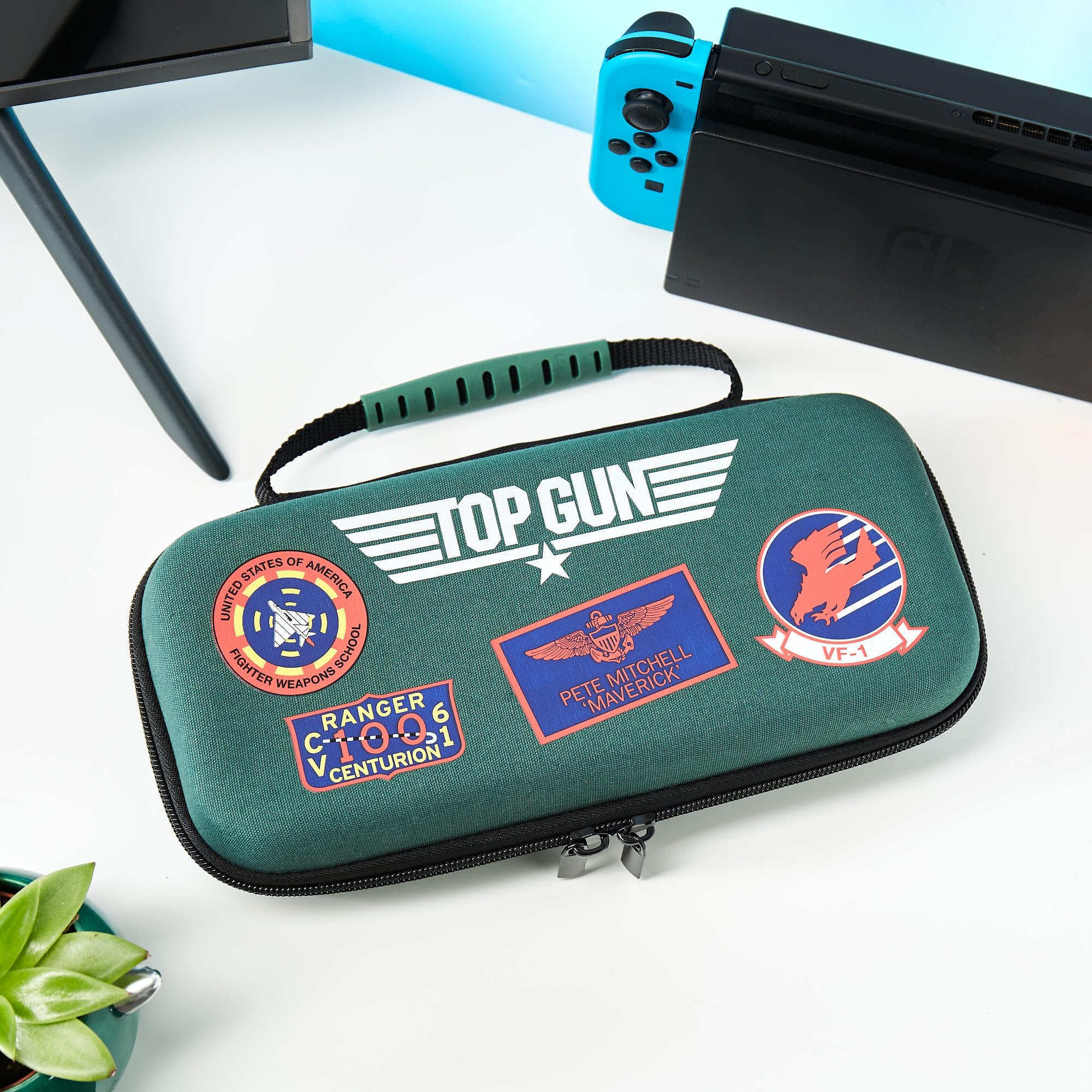 Numskull Hard Shell Travel Case for Nintendo Switch and OLED Model 2021, Fits 10 Games and Accessories
