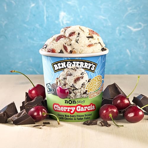 Miniatura 6 de Ben & Jerry's Pinta vegana certificada con cereza y garcía congelada sin lácteos, 16 onzas