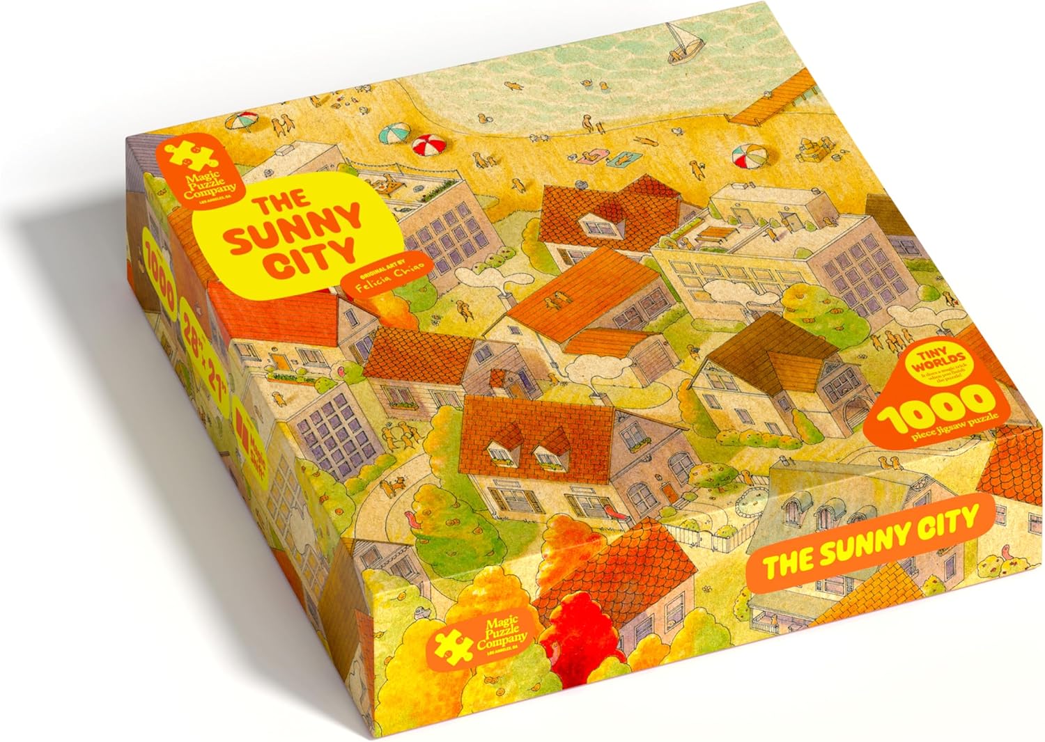 The Sunny City • 1000-Piece Jigsaw Puzzle from The Magic Puzzle Company • Series One