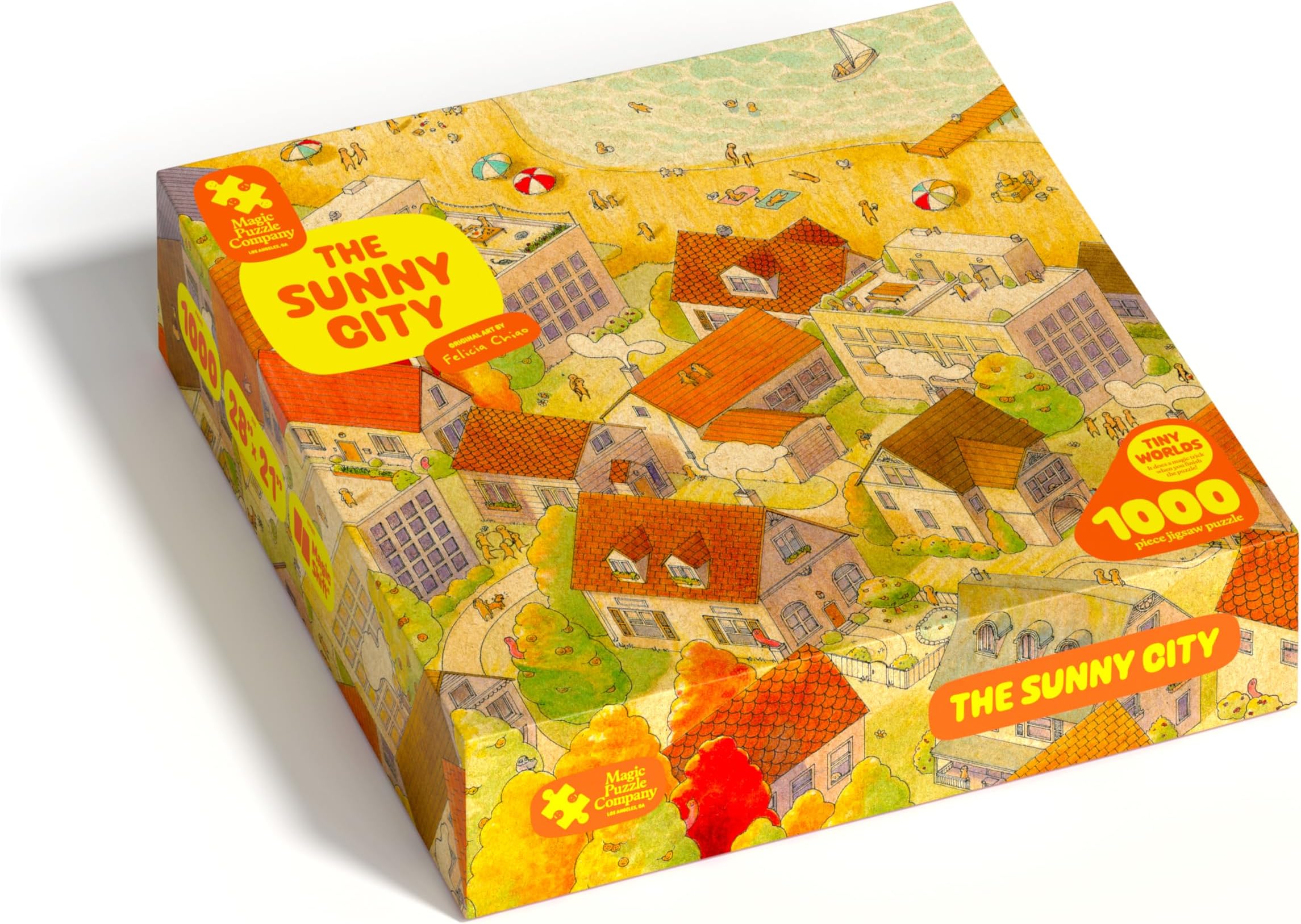 The Sunny City • 1000-Piece Jigsaw Puzzle from The Magic Puzzle Company • Series One