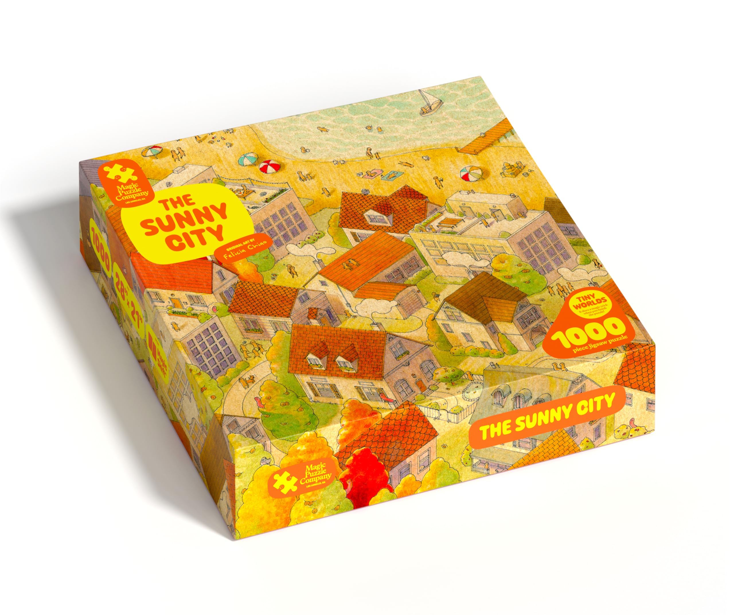 Magic Puzzle CompanyThe Sunny City • 1000-Piece Jigsaw Puzzle from The • Series One