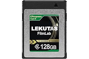 128GB CFexpress Type B, R1600MB/s and W1000MB/s