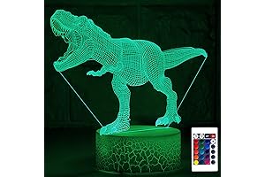 Premium 3D Dinosaur Night Light for Boys