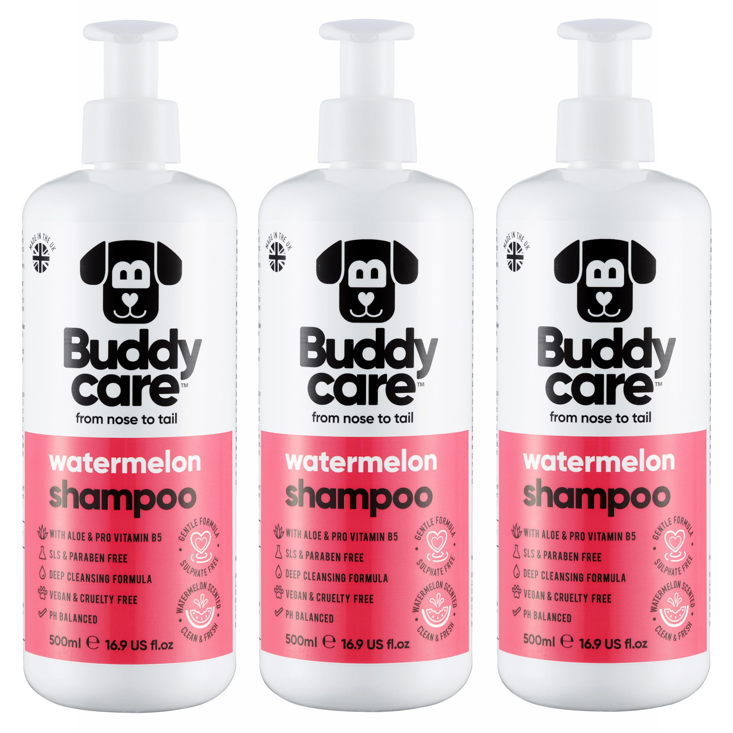 Buddycare Oatmeal Dog Shampoo for Smelly Dogs (16.90oz) - Hypoallergenic & Itch Relief Formula, Gentle on Sensitive Skin, Includes Dog Shampoo and Conditioner - Essential Dog Grooming Supplies — view 33
