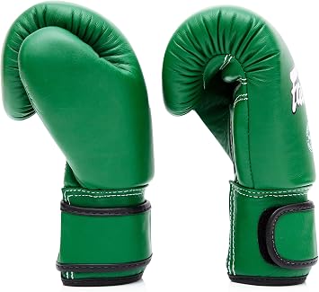 Fairtex BGV16 Compact Boxing Gloves, Leather Muay Thai MMA Kickboxing Gear
