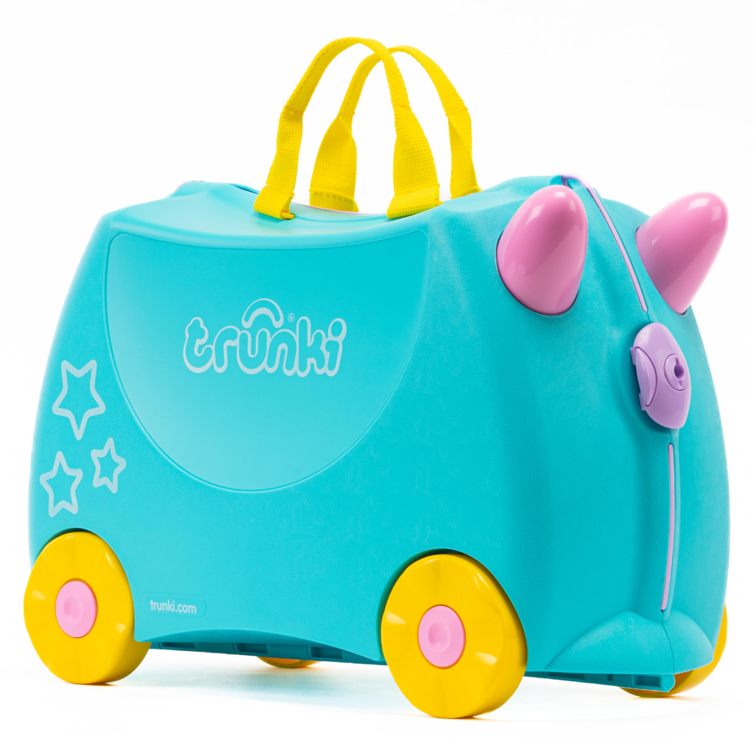 Trunki Valise Enfant – Valise Enfant – Bagage pour Enfant Cabine – Valise à roulettes Bleu Sarcelle