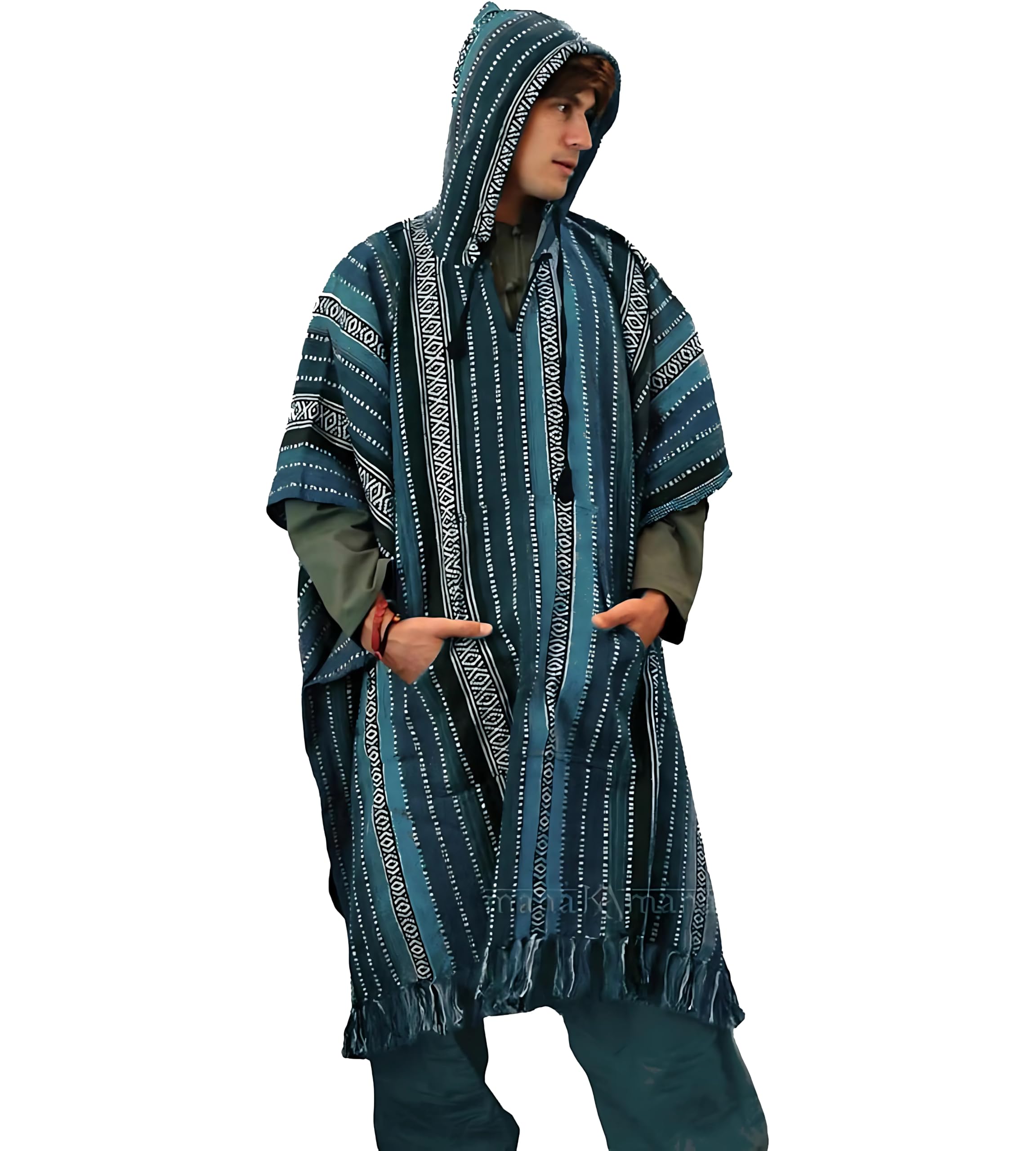 manakamana Extra Long Poncho