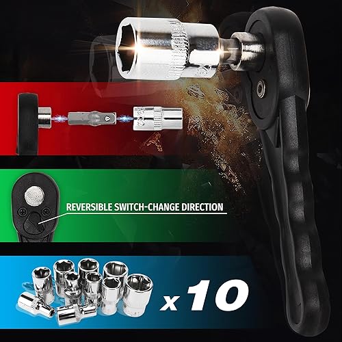 Miniatura 4 de Juego de 102 puntas de destornillador, juego de puntas Torx de 14 de pulgada, juego de destornilladores de punta magnética que incluye soporte para