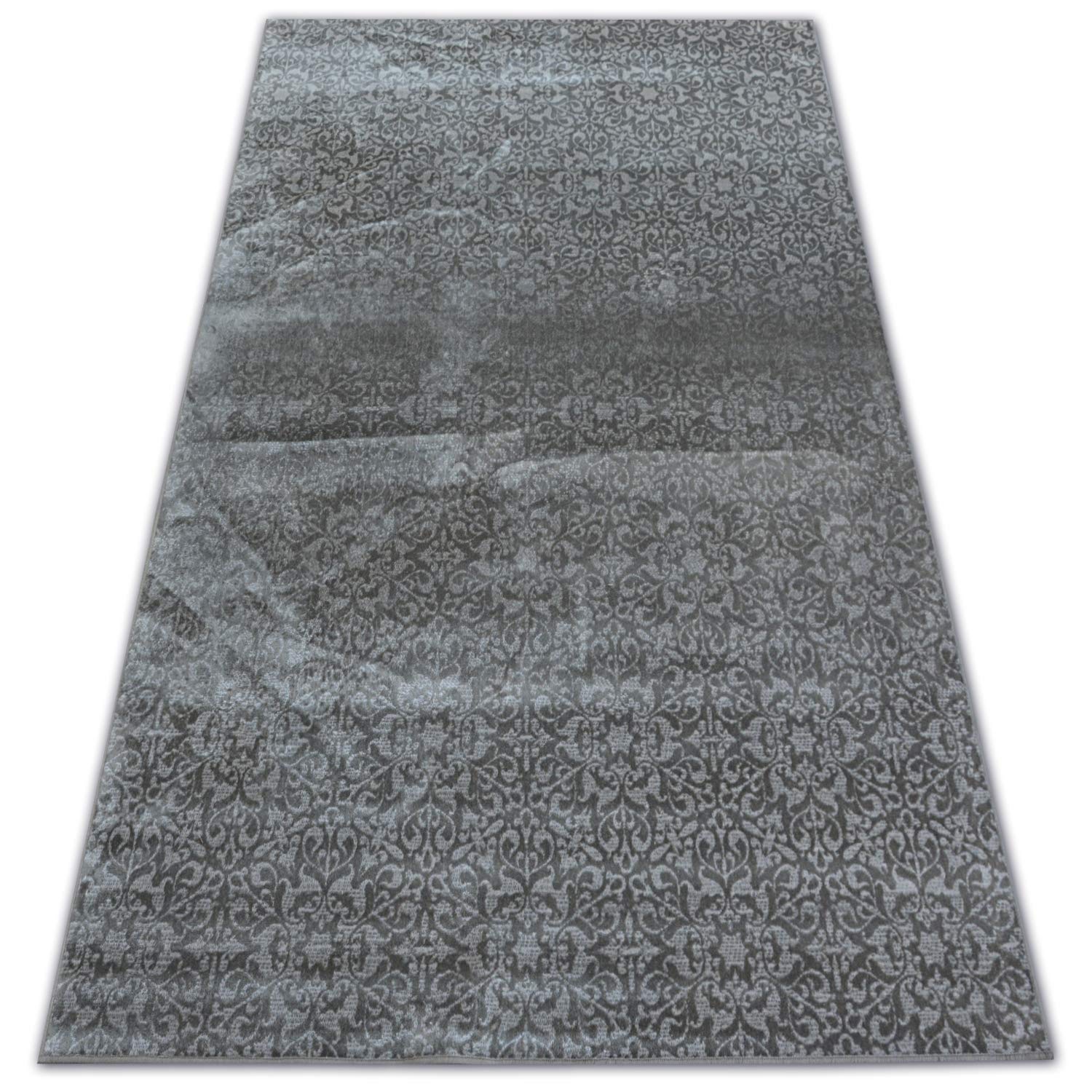 Tapis de sol vintage gris Nobis grand tapis salon salle à manger 185x275