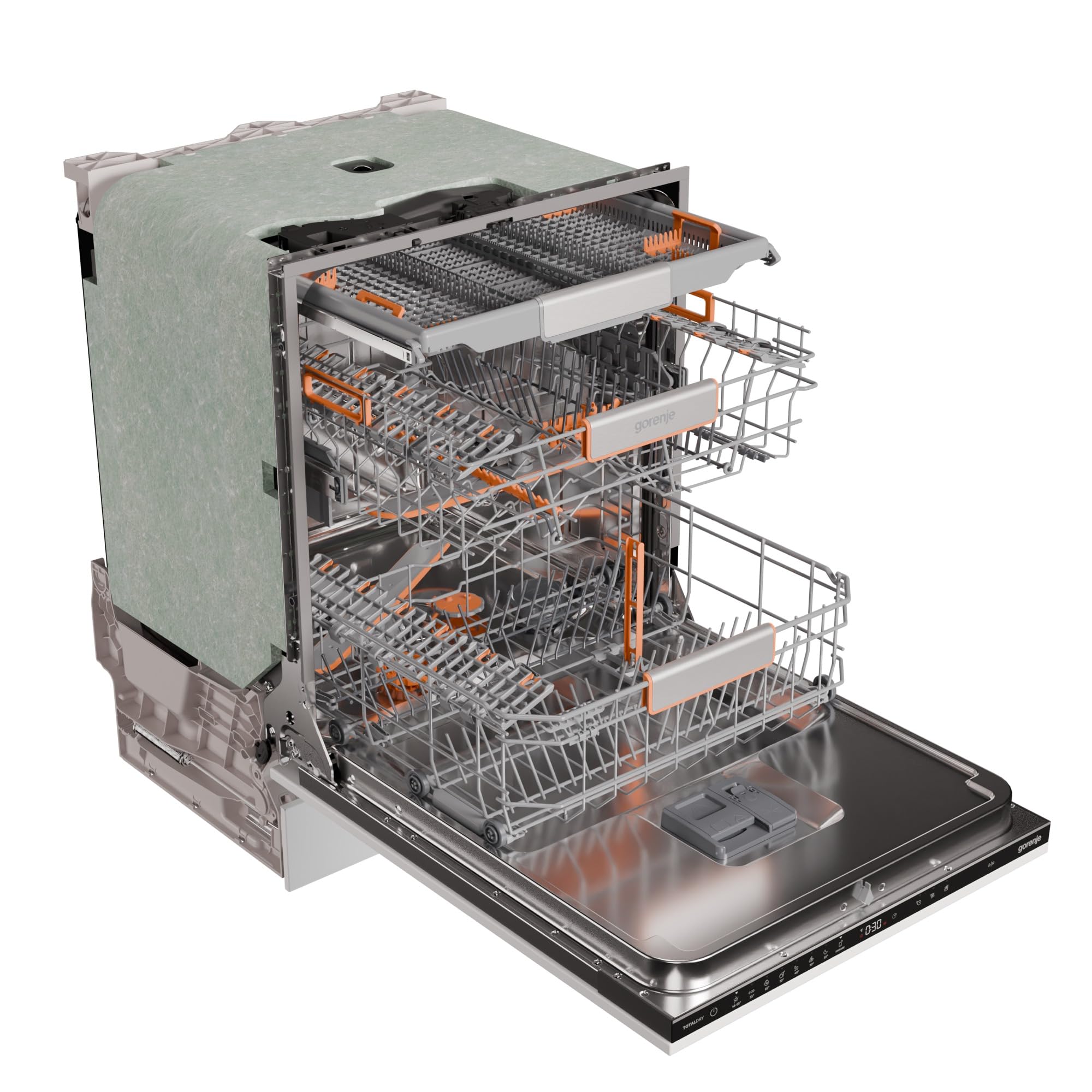 Gorenje ULTRA16BWIFI Geschirrspüler Einbaugerät 60 cm breite 16 Maßgedecke 7 Programme ConnectLife EEK: B
