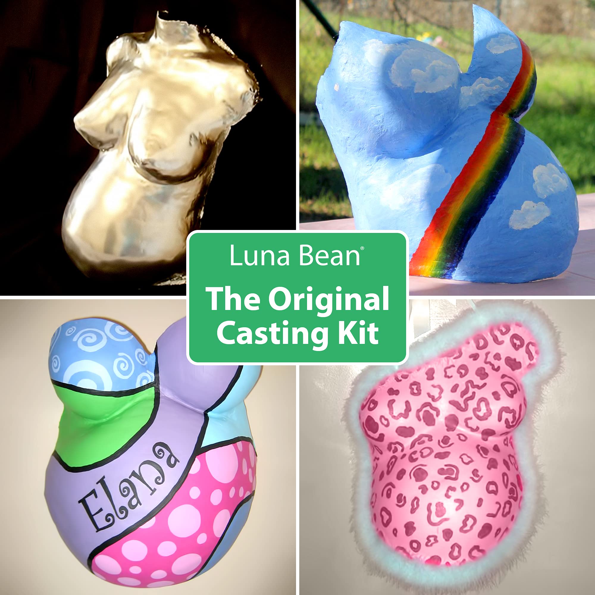 Luna Bean Deluxe Belly Casting Kit Pregnancy Baby Bellies Baby
