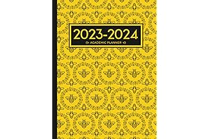 Busy Bee Planner 2023-2024: Stay Organized with Weekly & Monthly Planning