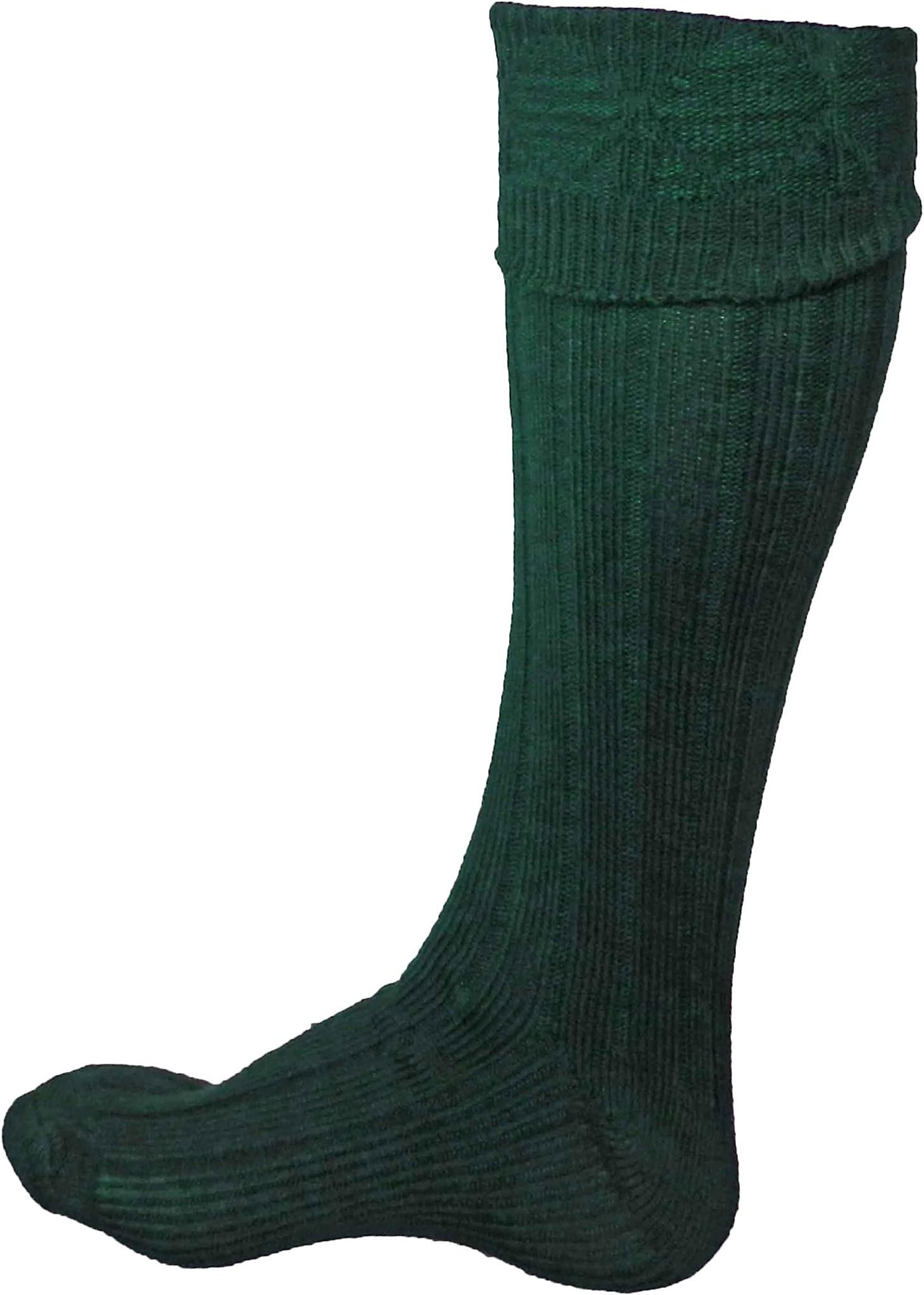 UT KiltsScottish Kilt Hose, Traditional Scottish Socks for Kilts, Ribbed Design, Pull Up To Cuff Over Your Kilt Hose Flashes