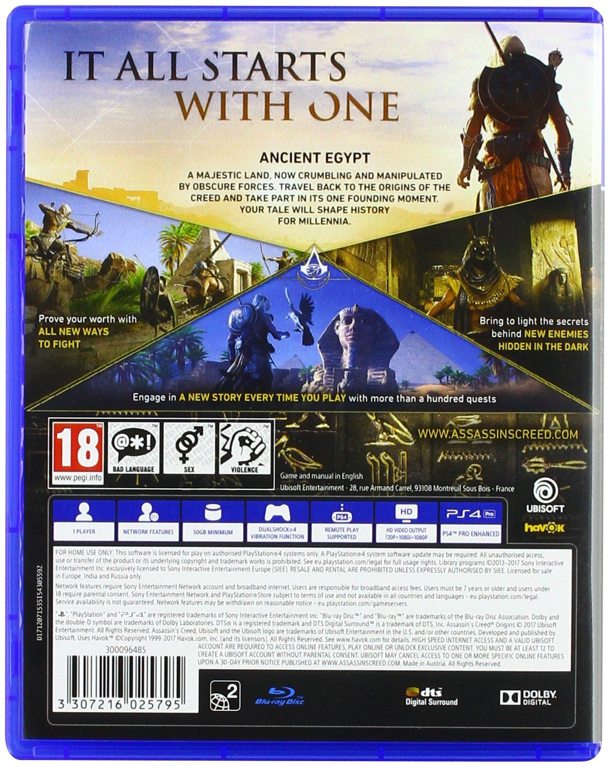 Amazon.com: Assassin's Creed: Origins (English with Multi