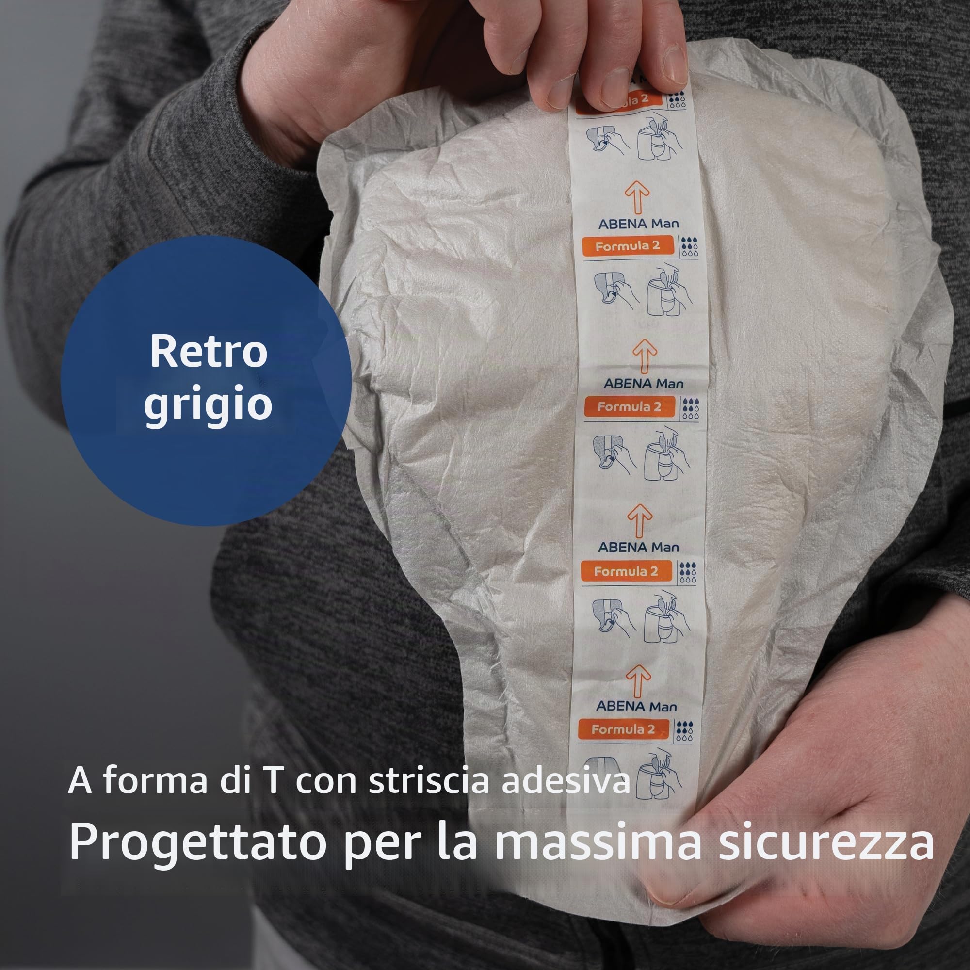 Abena Man Formula 2 - Assorbenti per incontinenza maschile, confezione da 180