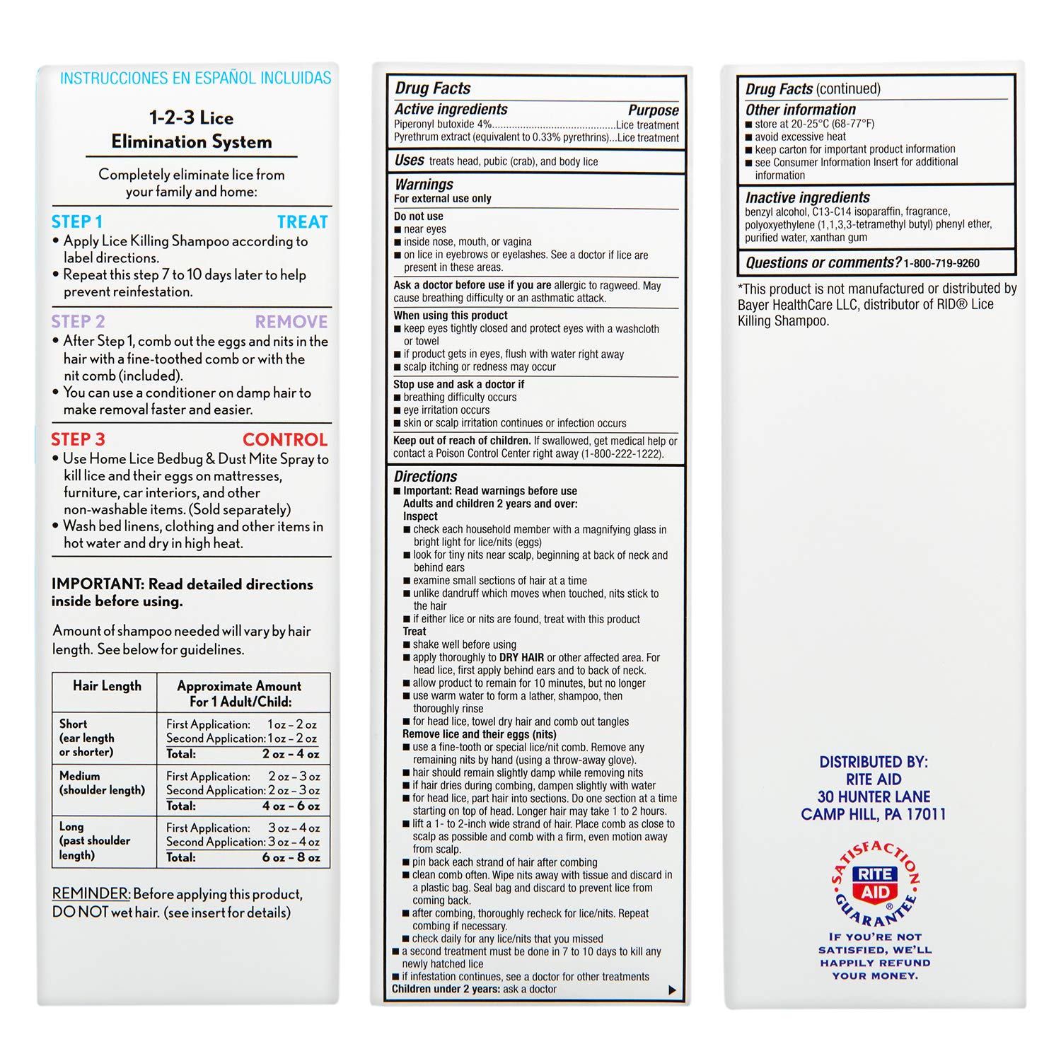 Rite Aid Lice Shampoo 8 oz Buy Online in Sri Lanka at desertcart