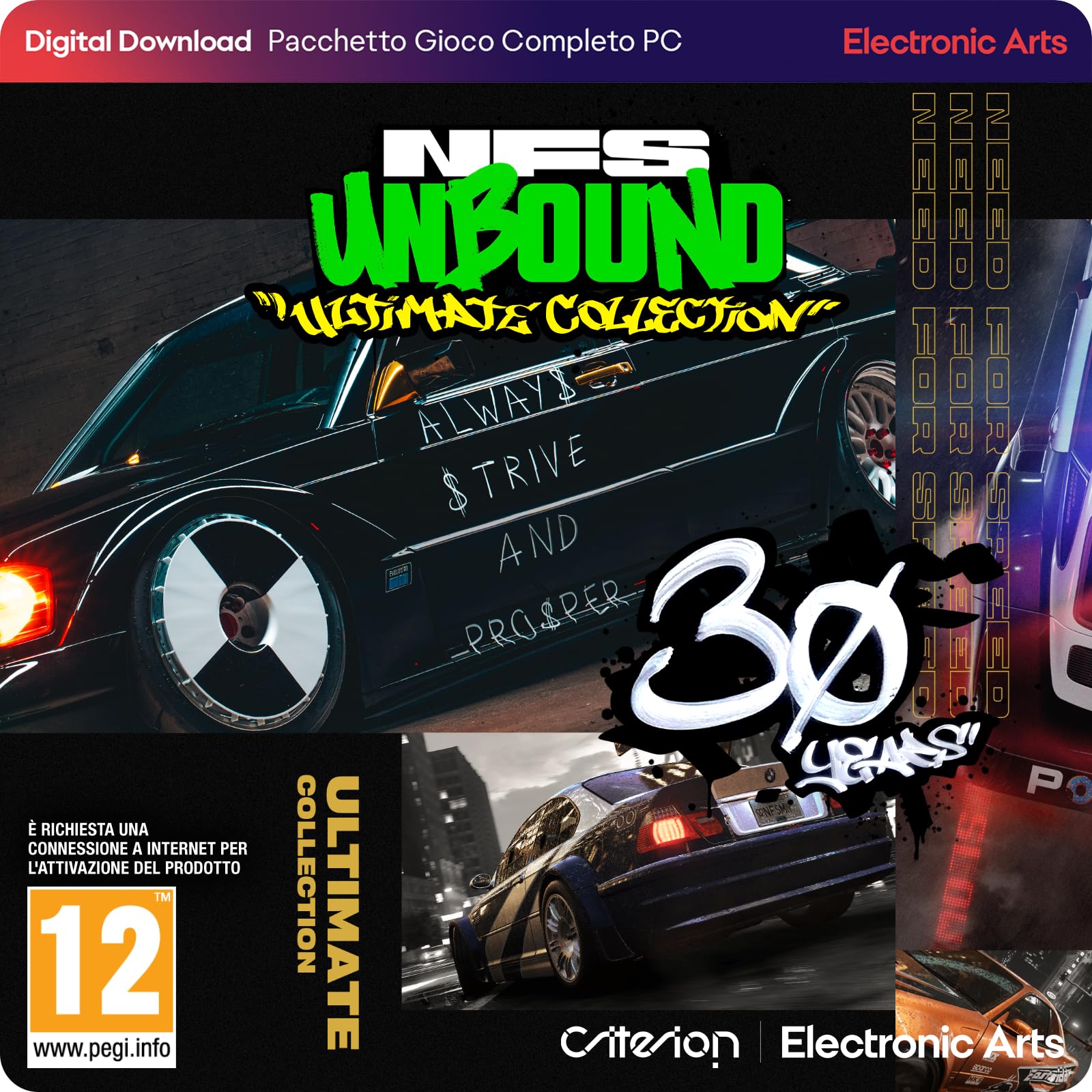 Need for Speed Unbound Ultimate Collection Standard | Codice EA App per PC