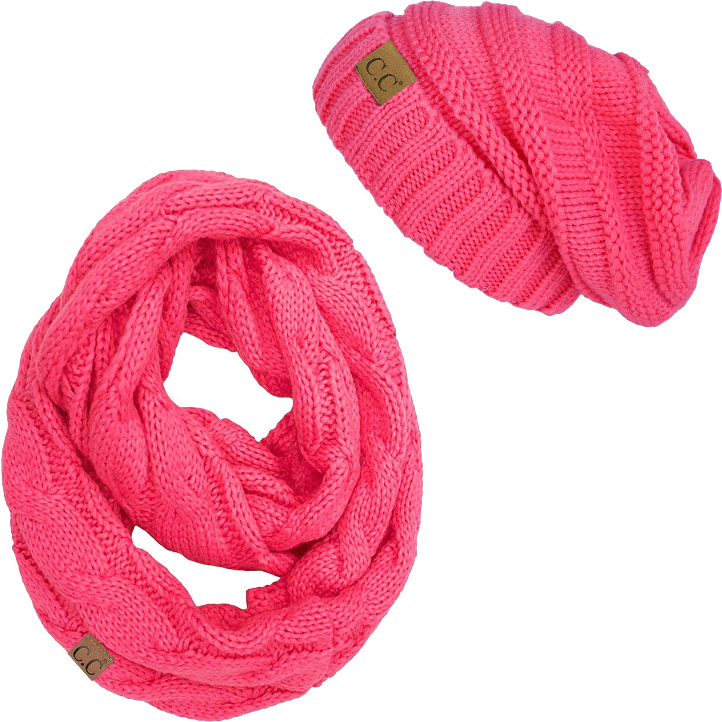 Funky Junque Damen Beanie Beanie Mütze (2er Pack)