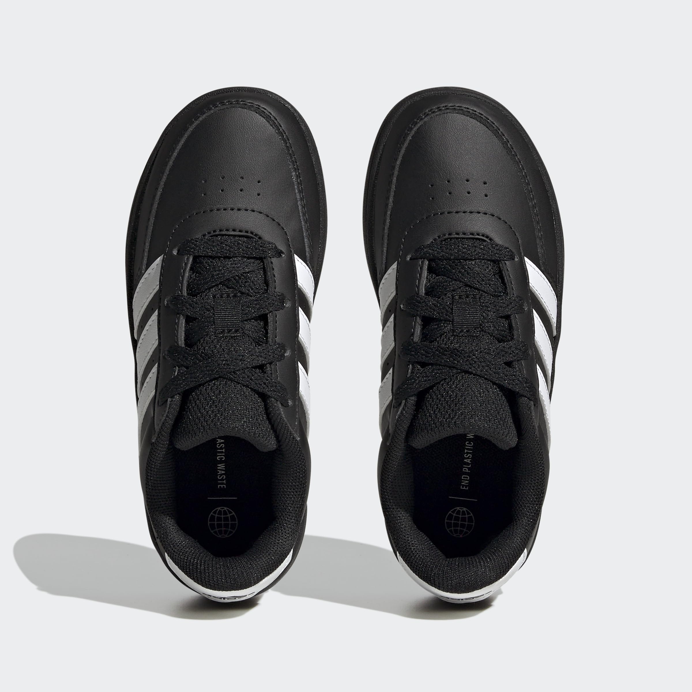 adidas Breaknet Lifestyle Court Lace Shoes, Zapatillas Unisex niños, Core Black Cloud White Cloud White, 36 2/3 EU