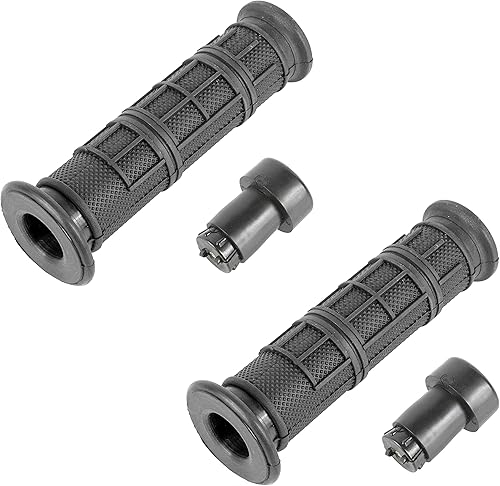 Caltric Agarre de manillar con extremo de agarre compatible con Can-am Outlander 450  MAX 450 2015 2016 2017 2018 2019 2020