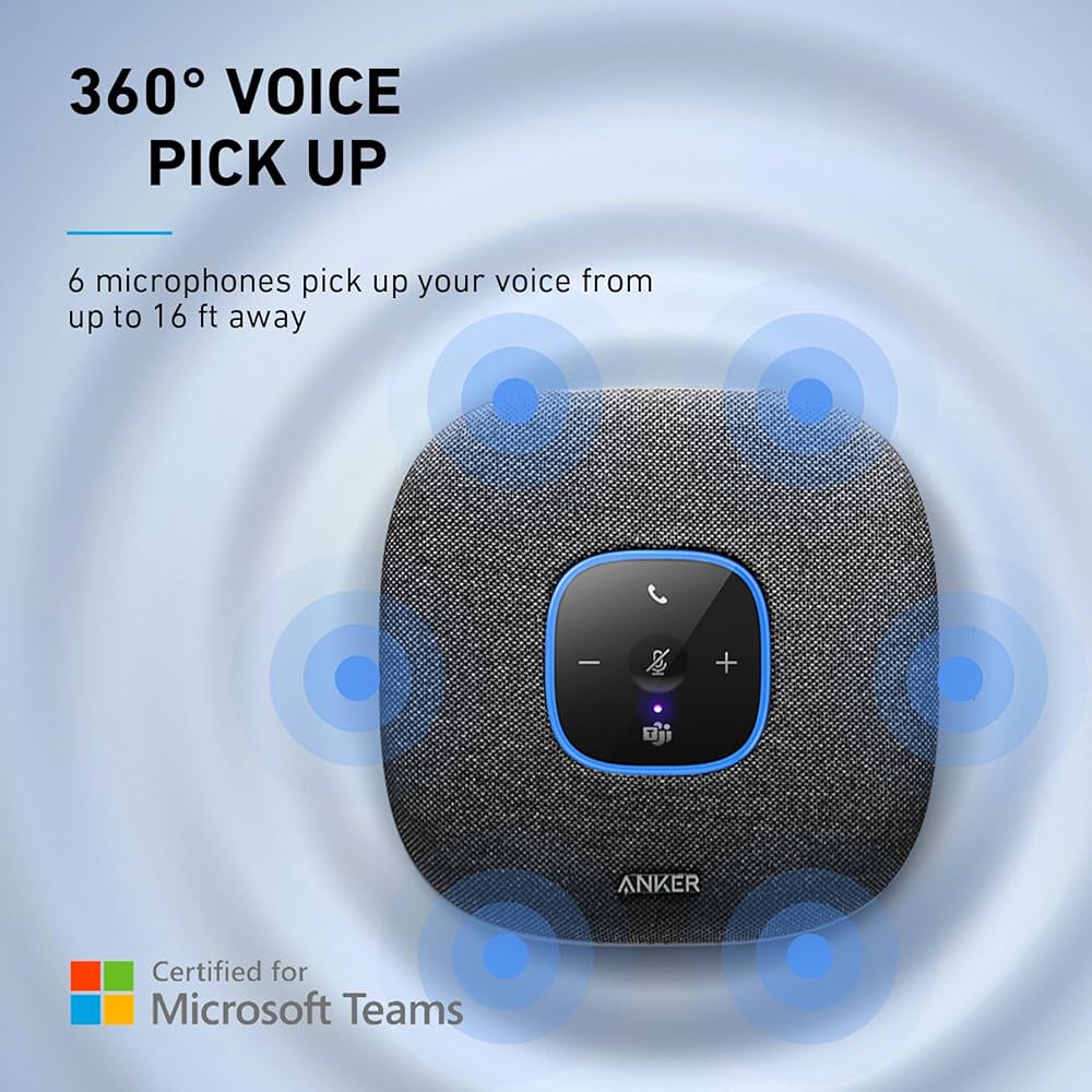 Anker PowerConf S3 MS Teams対応 Anker PowerConf S3 MS スピーカーフォン 会議用マイク