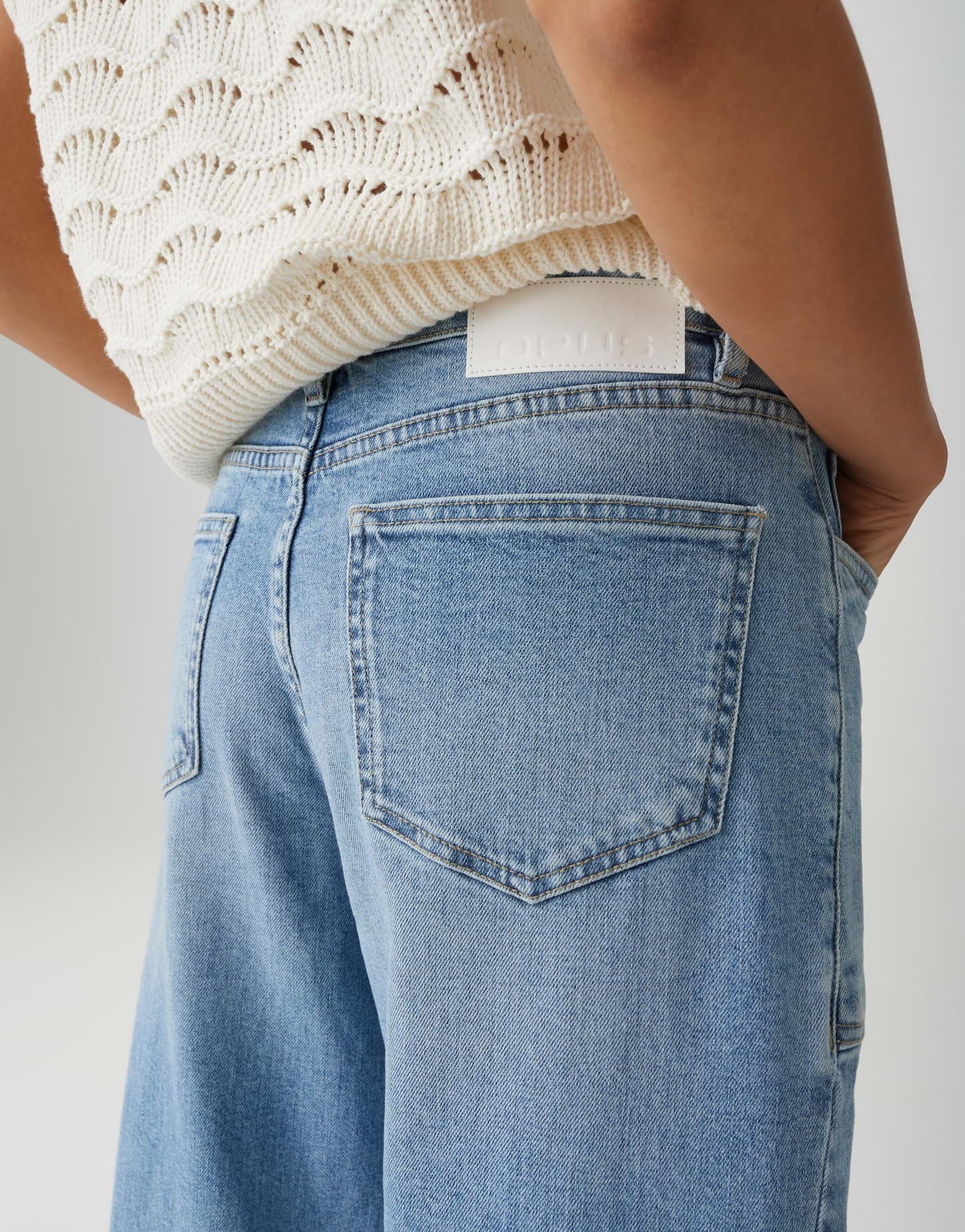 OPUS Damen Jeans | Lolah Lively Barrel Jeans aus Dry Indigo® Mid Rise