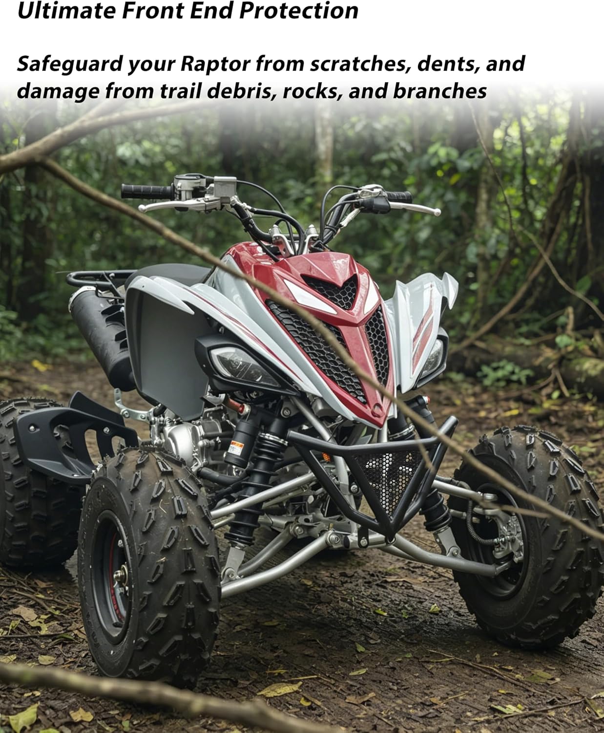 Front Bumper Guard for Yamaha Raptor YFM 700 700R GTY SE 2006+
