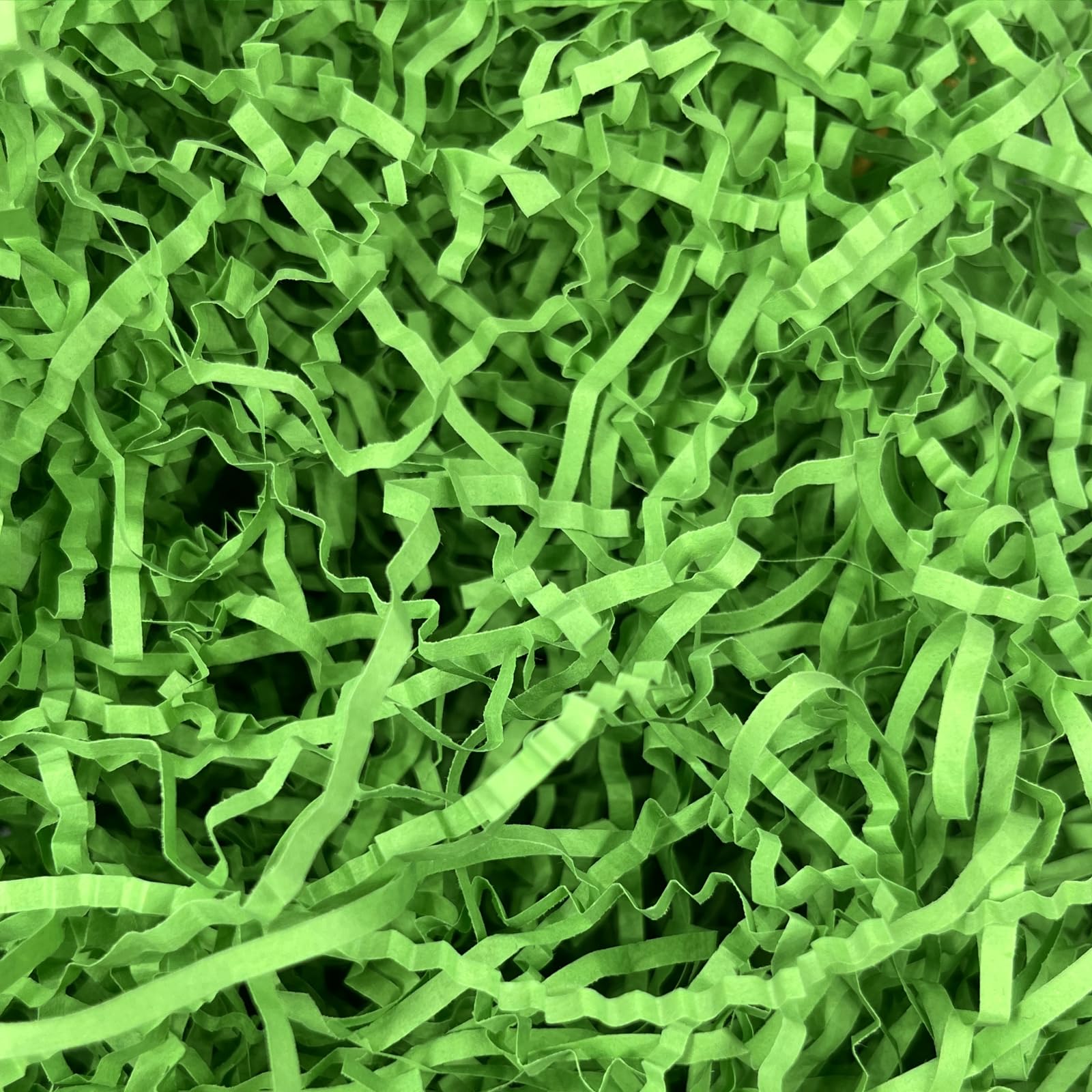 Zankubom 10 LB Parrot Green Crinkle Cut Paper Shred Filler Great for Gift Wrapping, Parrot Green Basket Fillers, Birthday, Gift Wrapping, Halloween Thanksgiving Christmas Party Decor Filling Supplies