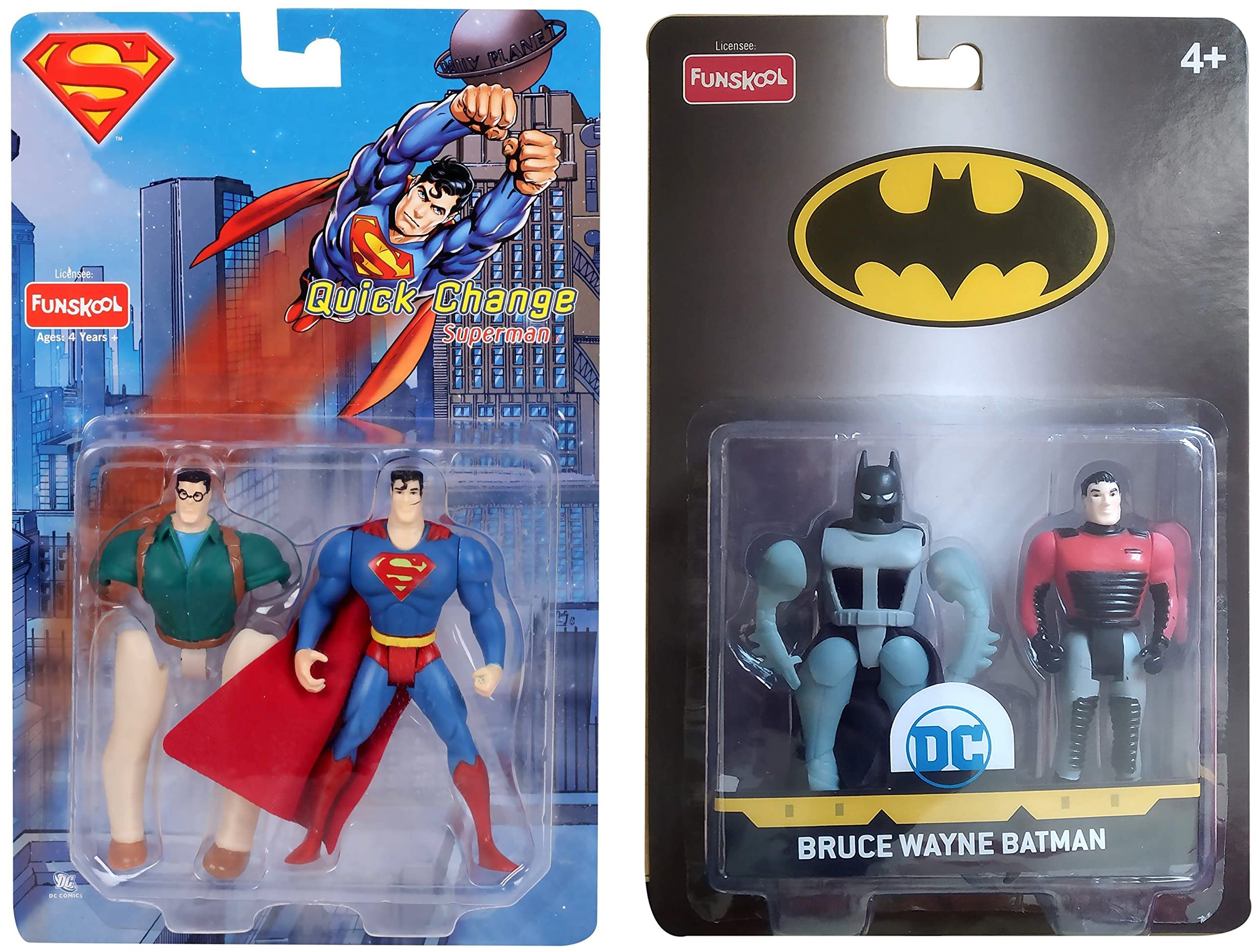 Funskool - Batman Collectible Toy (Grey, Black, Red) & Funskool-Quick Change Superman (B0BMTWDRDD) Amazon Price History, Amazon Price Tracker