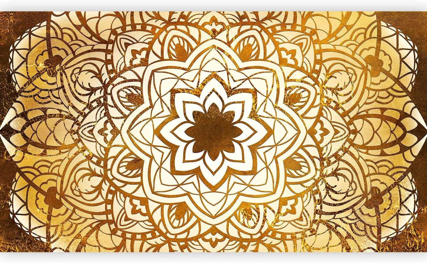 artgeist Wall Mural Mandala 193x110 in - XXL Peel and Stick Self-Adhesive Foil Wall Mural Removable Sticker Premium Print Picture Image Design Home Decor f-A-0486-a-c