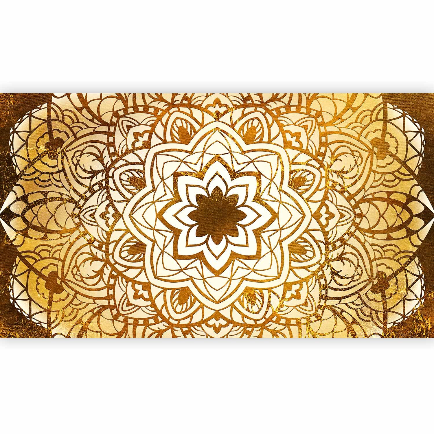 artgeist Wall Mural Mandala 193x110 in - XXL Peel and Stick Self-Adhesive Foil Wall Mural Removable Sticker Premium Print Picture Image Design Home Decor f-A-0486-a-c
