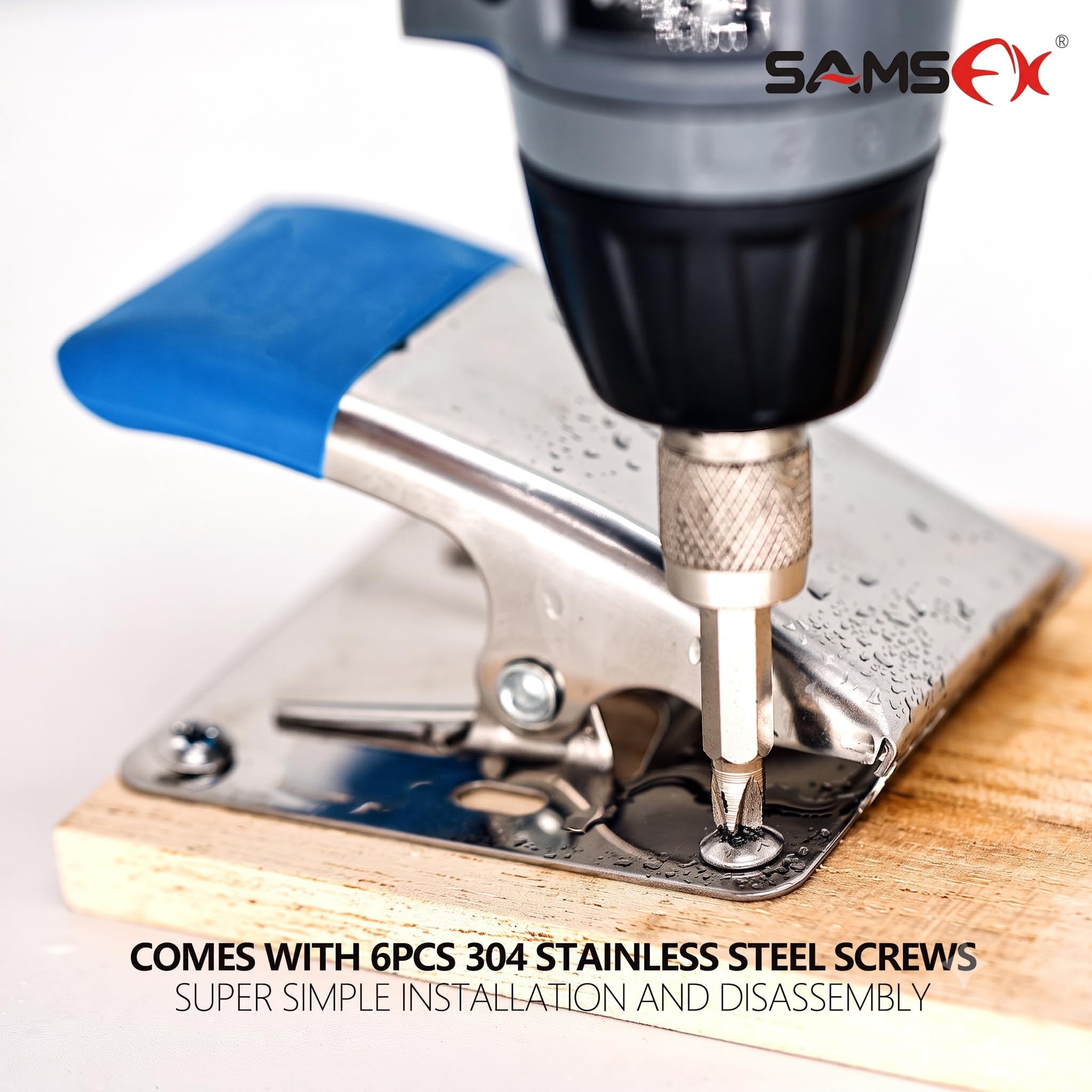 SAMSFX Fish Cleaning Clamp - Secure Filleting! -7