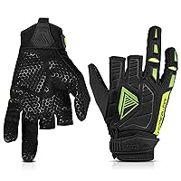 Vista 8 de Glove Station Hyper-Fit - Guantes tácticos de paintball – 2 diseños sin dedos para paintball y equipo de Airsoft para hombres con excelente agarre