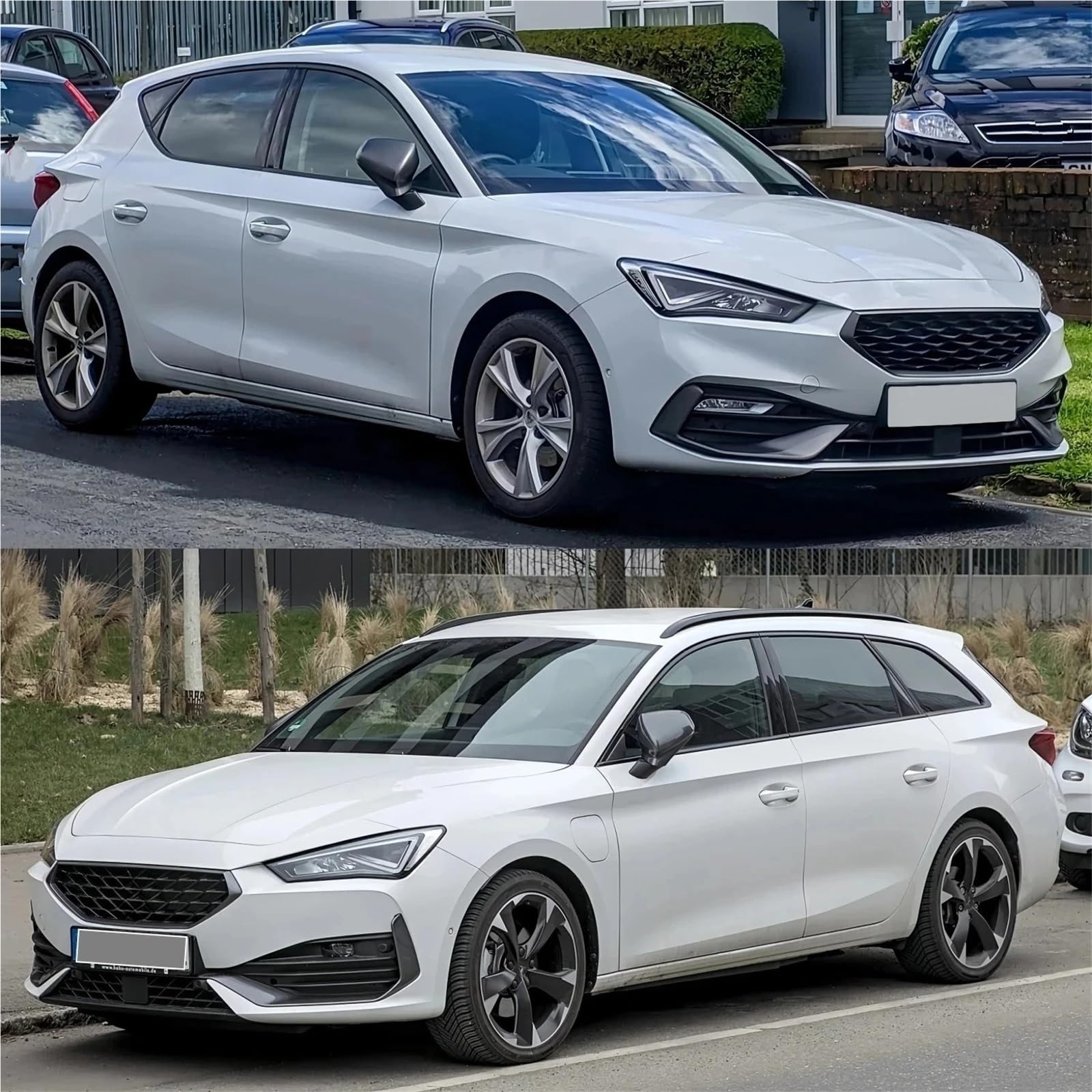 Auto Spoiler Splitter 3 Pezzi Gloss Black Car Paraurti Anteriore Lip Splitter Diffusore Tuning Bodykits Per Seat Per Leon MK4 /Cupra Pre-Facelift 2020-2023