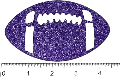 Balones de fútbol de espuma con purpurina, paquete de 1 pieza (morado)