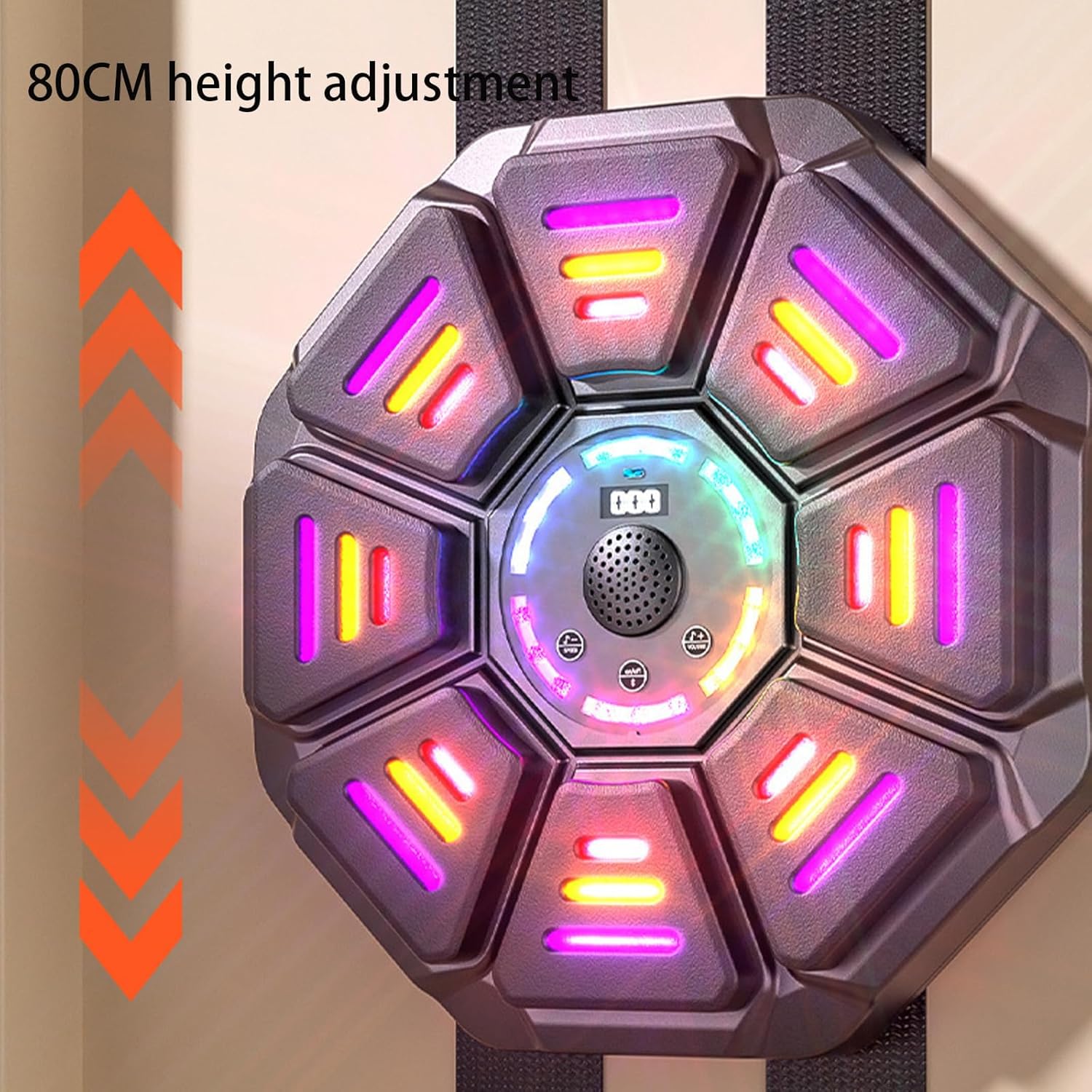 Music Boxing Machine,Home Fitness Equipment,RGB Light Boxing Machine,Interactive Fitness Equipment,Striking Training Machine