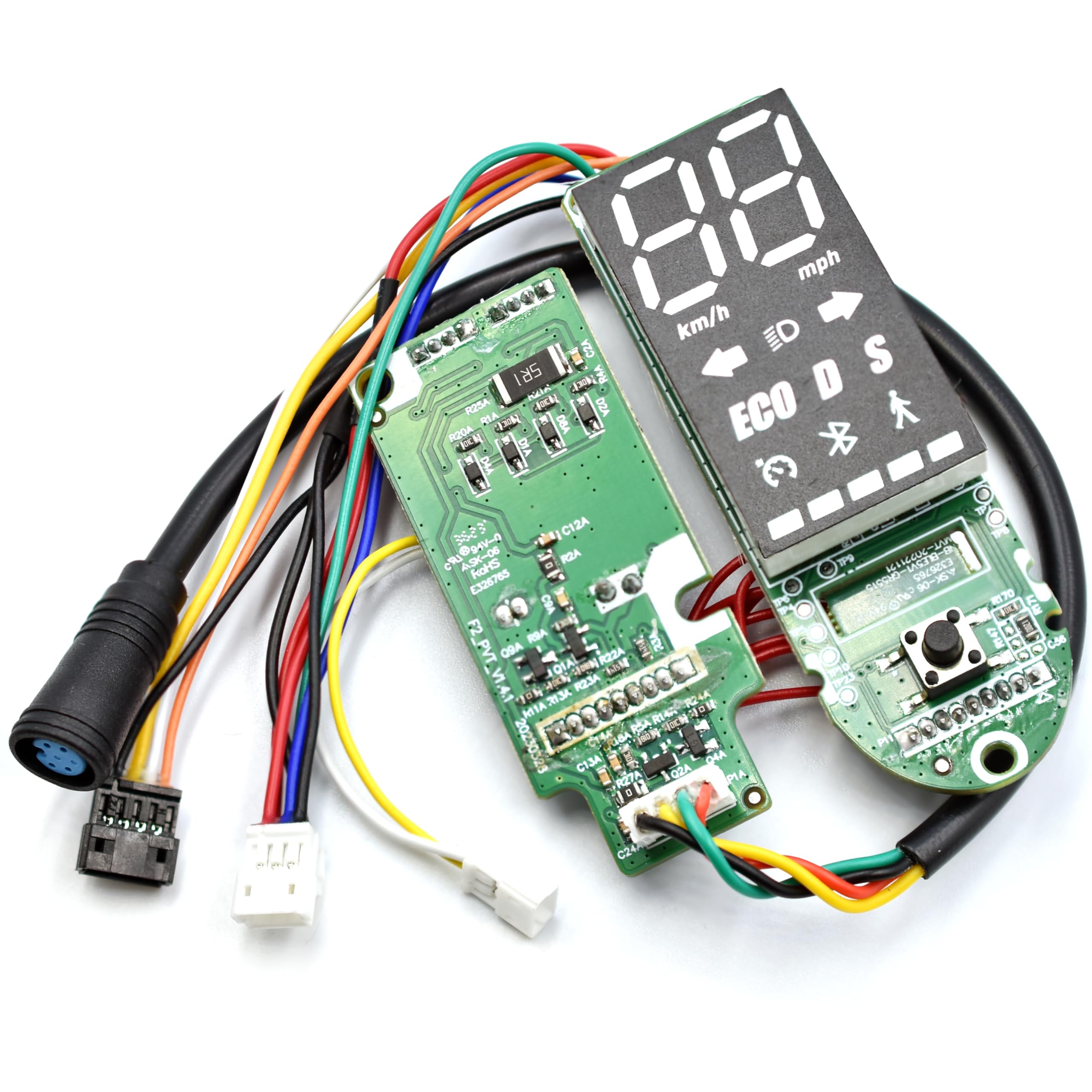 myBESTscooter - Placa de salpicadero BLE con indicador LED para scooter eléctrico Segway Ninebot F2 F2plus F2pro