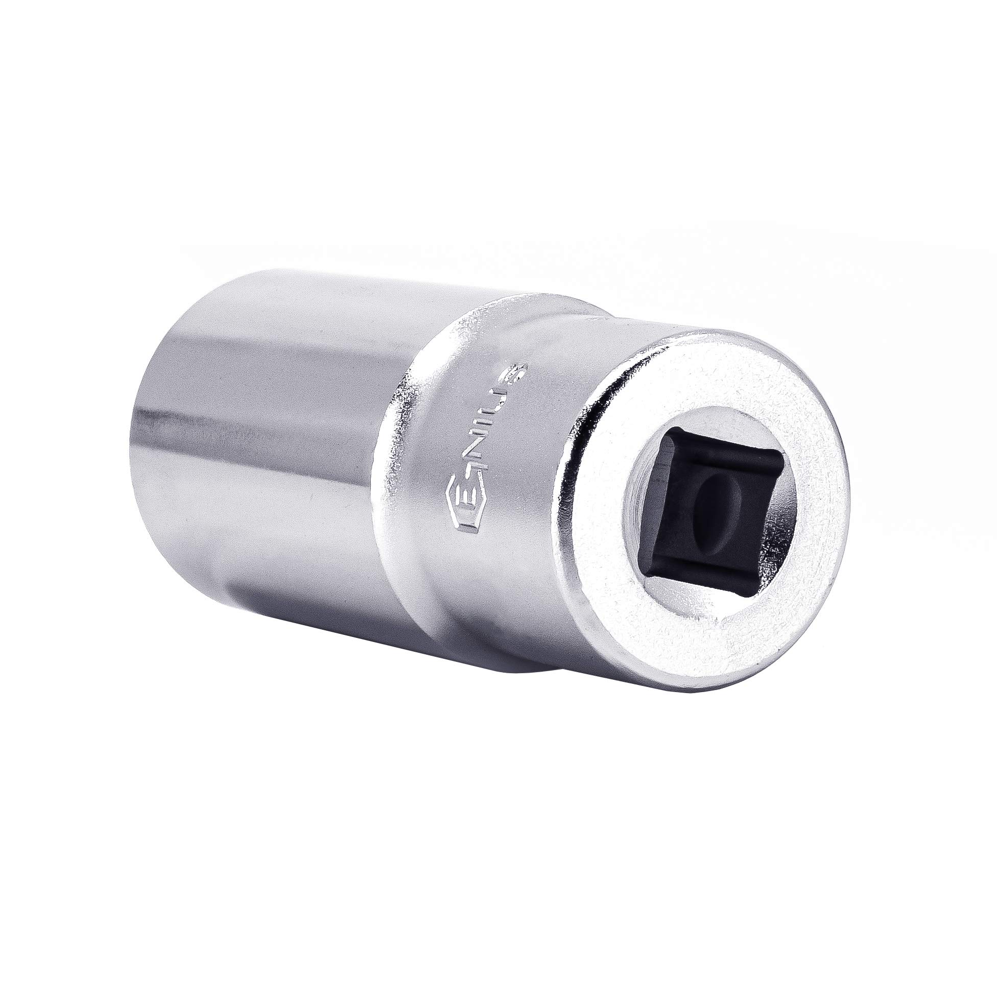 Genius Tools 1/2" Deep Hand Socket - Chrome Finish -3 Genius Tools 1/2" Deep Hand Socket - Chrome Finish -3