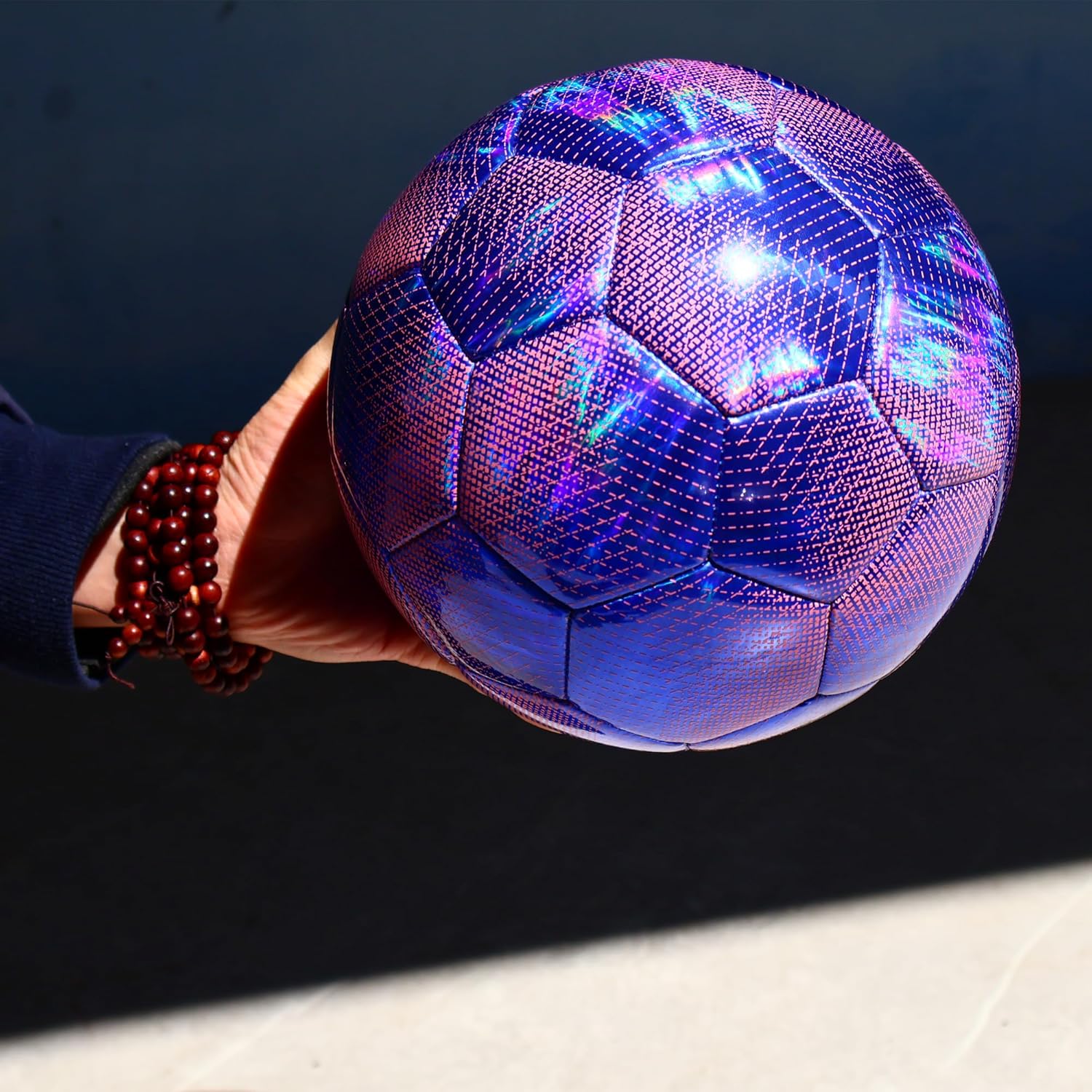 EVZOM Futsal Ball,Futsal Soccer Ball Size 4 for Adult Indoor Training(Purple)