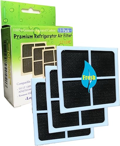 Filtro de aire para refrigerador LT120F de alta calidad, compatible con LG ADQ73214402/03/04, ADQ73334008, Kenmore Elite 46-9918/469918/9918-100%