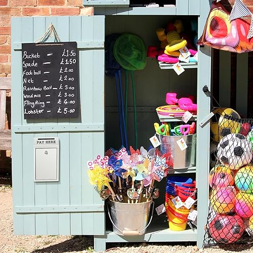 Miniatura 5 de Caja de dinero segura para recolección de dinero, caja de donación de metal con cerradura para montaje en pared, buzón de correo preperforado,