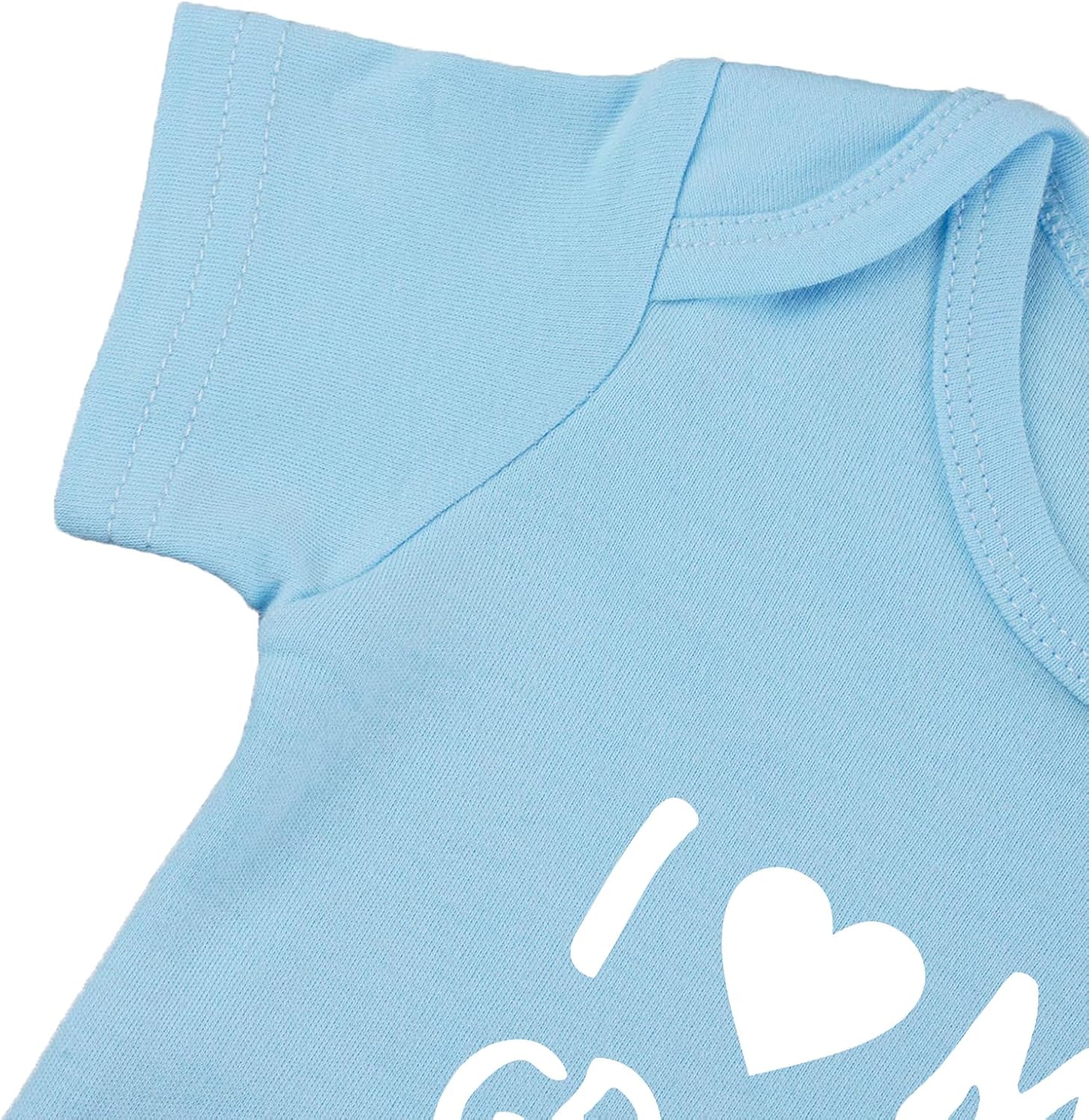 I Love My Grandma & Grandpa Baby Bodysuit Grandma Baby Clothes Grandpa Bodysuits for Babies Romper